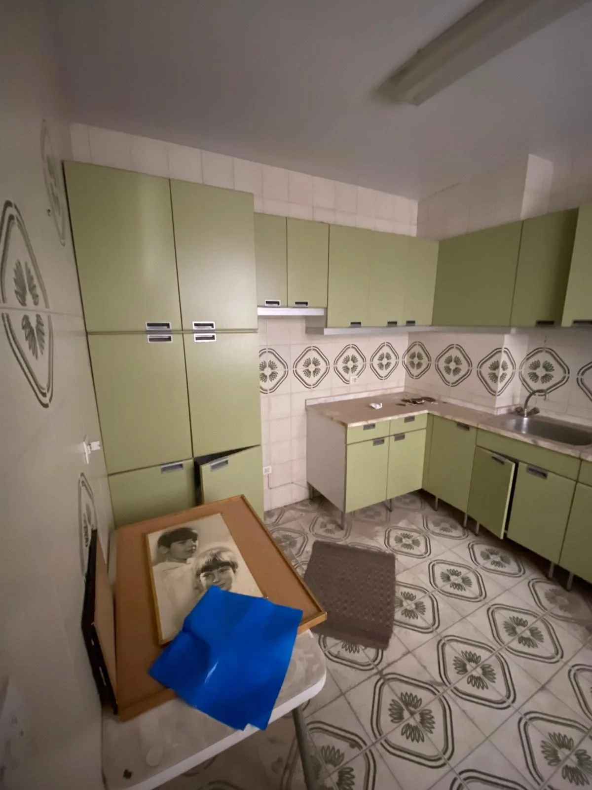 La cocina antigua, de época, en el lugar que hoy ocupa una habitación