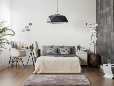 habitación decorada